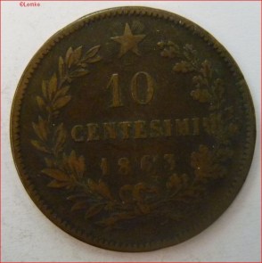 Italie KM 11.2-1863 voor
